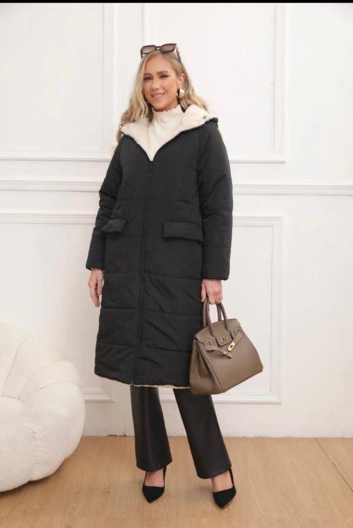 detail Oboustranný zimní kabátek