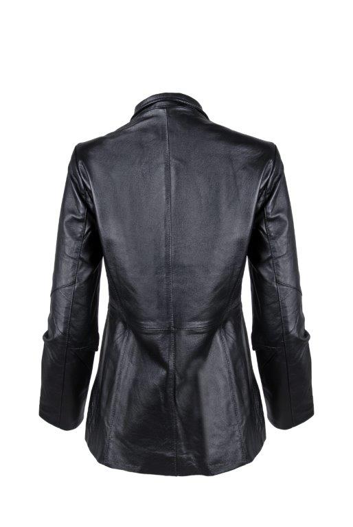 detail kožená dámská bunda, VĚTŠÍ VELIKOST