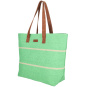 nahlad Letní velká taška s koženkovými uchy