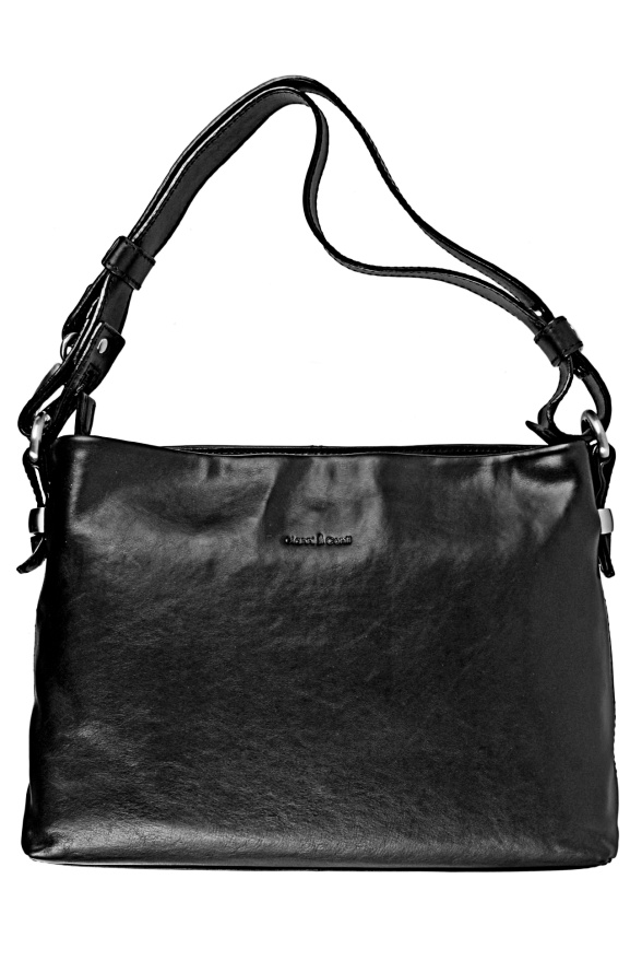 detail kožená kabelka