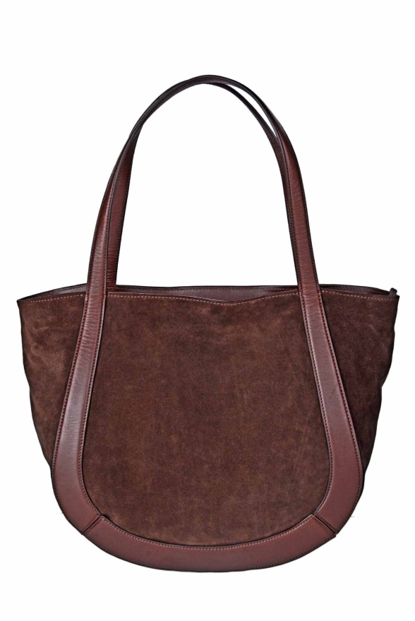 detail Velká kožená kabelka