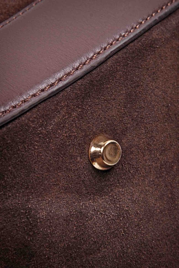 detail Velká kožená kabelka