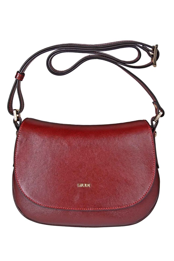 detail Kožená kabelka klopa