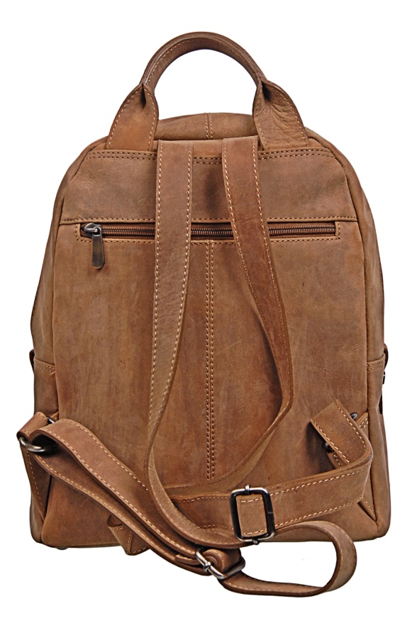 detail Kožený batoh