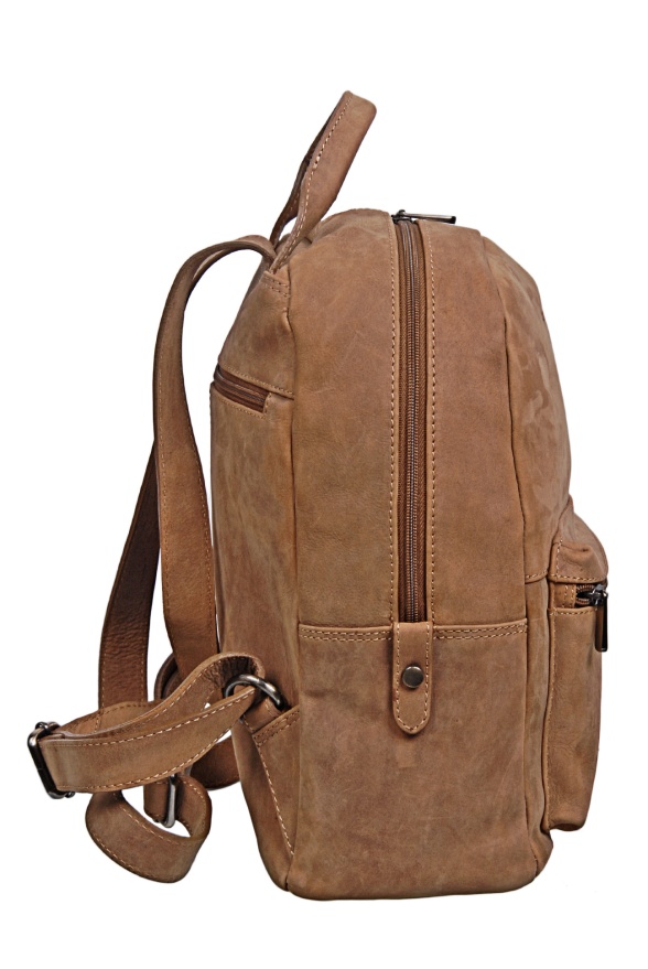 detail Kožený batoh