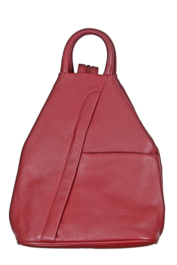 detail Kožený batůžek