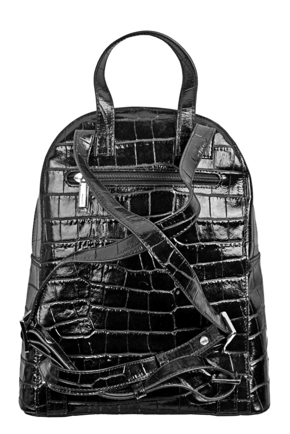 detail Kožený KROKO batoh