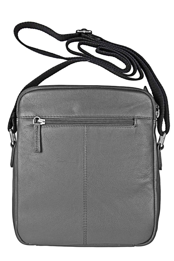 detail Kožená taška přes rameno, textilní popruh