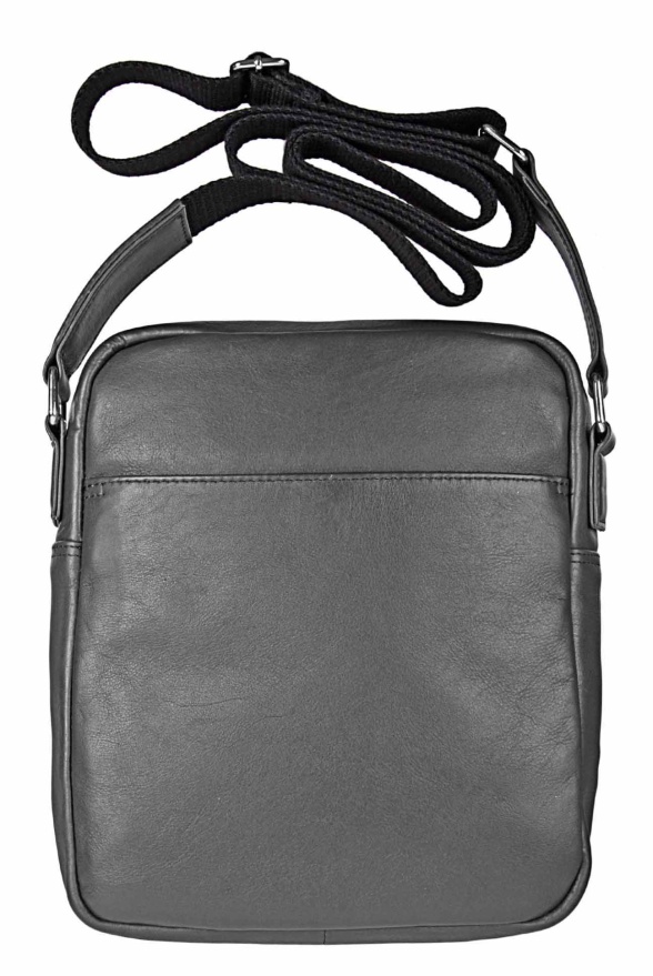 detail Kožená taška přes rameno, textilní popruh