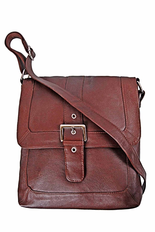 detail kožený shopper