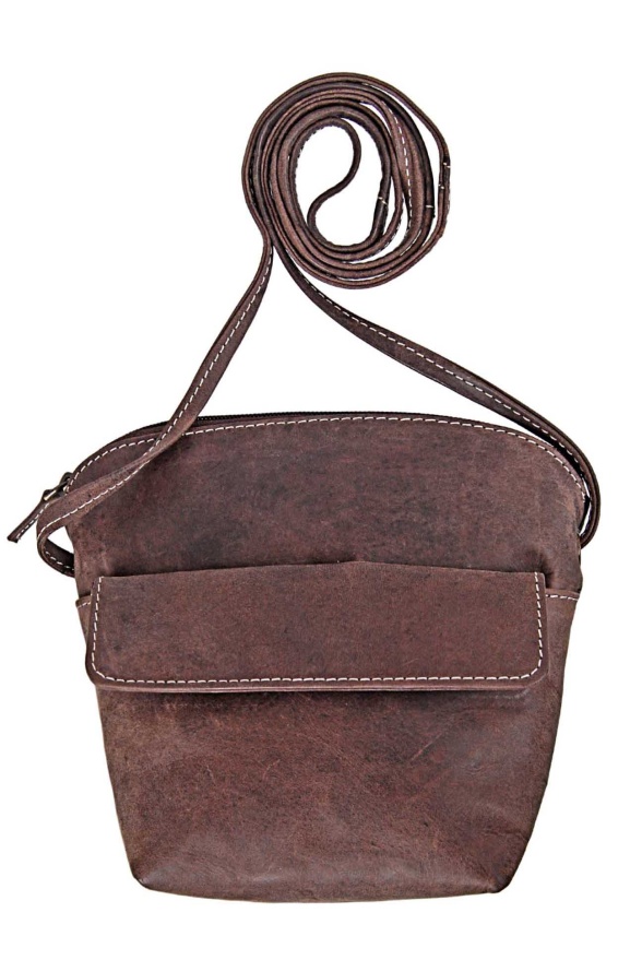 detail kožená mini kabelka