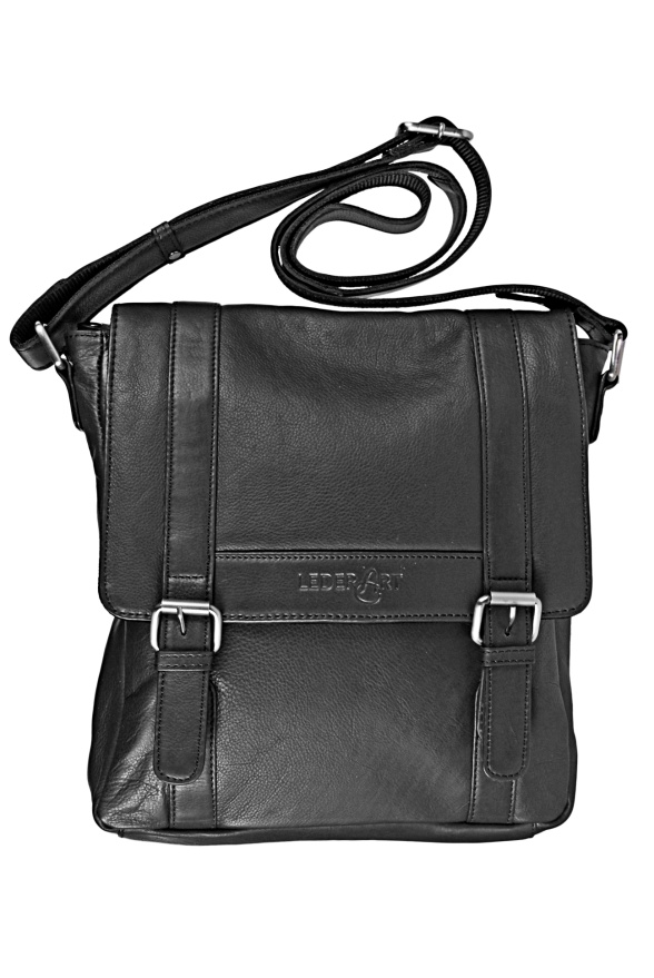 detail Kožená taška přes rameno, 2 spony