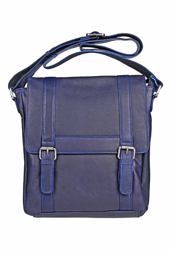 detail Kožená taška přes rameno, 2 spony