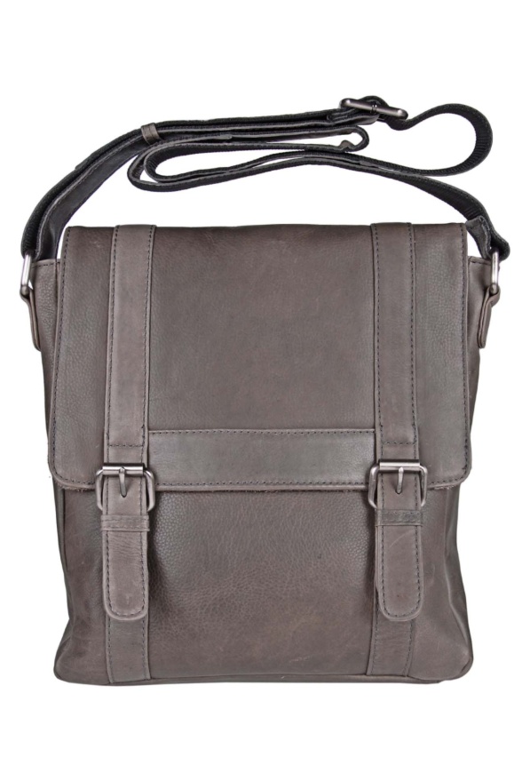 detail Kožená taška přes rameno, 2 spony