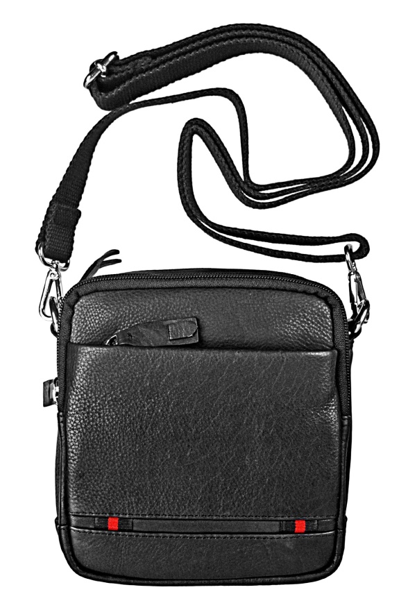 detail Kožená taštička přes rameno