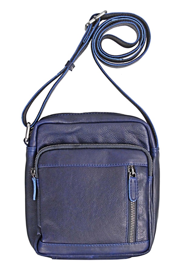 detail Kožený shopper