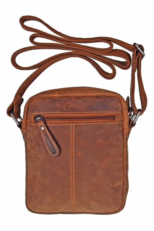 detail Kožená taška přes rameno SQU 3112/DH BROUŠENÁ