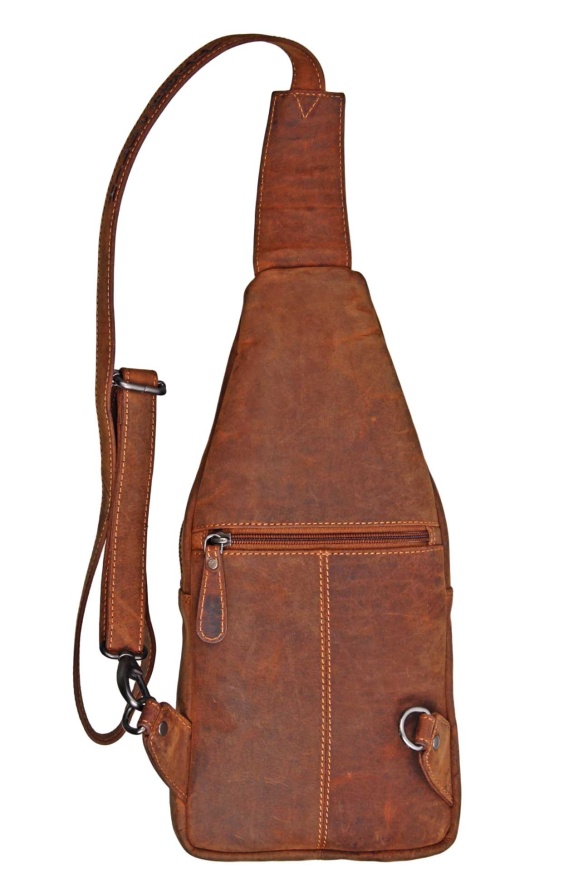 detail Kožený bodybag SQU 6101 BROUŠENÁ