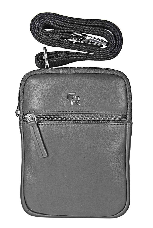 detail Kožená taštička za opasek + popruh