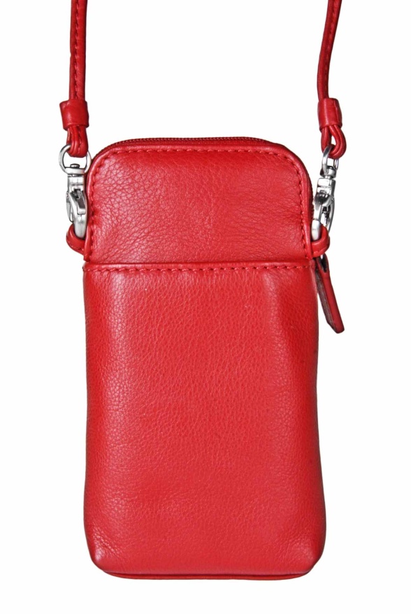 detail Kožené pouzdro s tenkým řemínkem