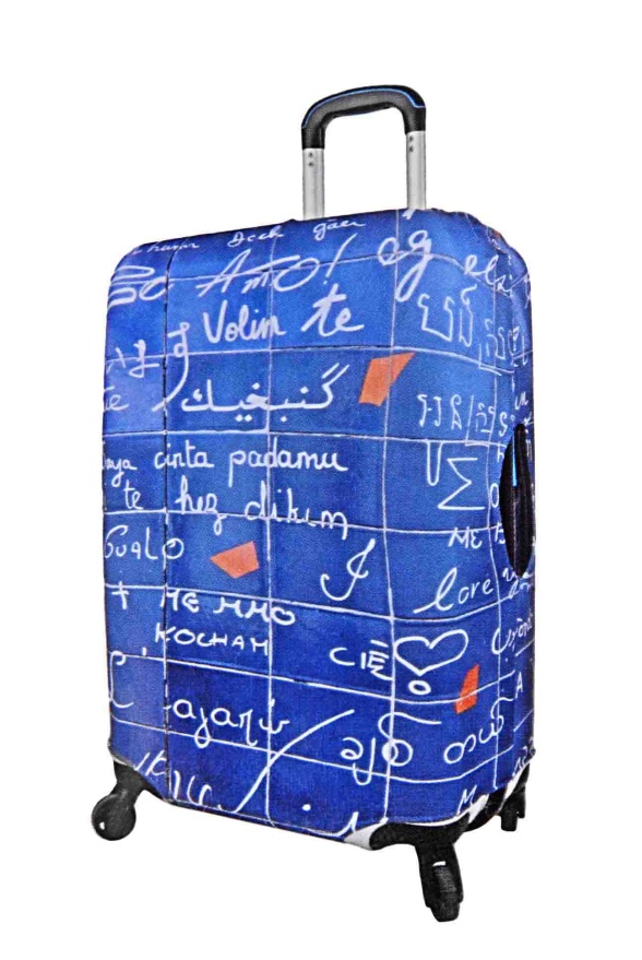 detail ochranný potah na kufr S