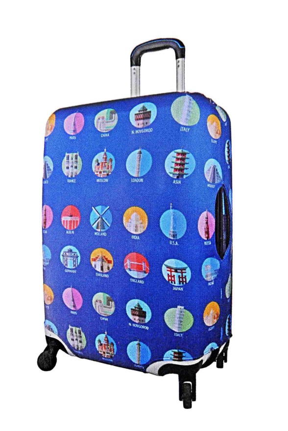 detail Ochranný potah na kufr 