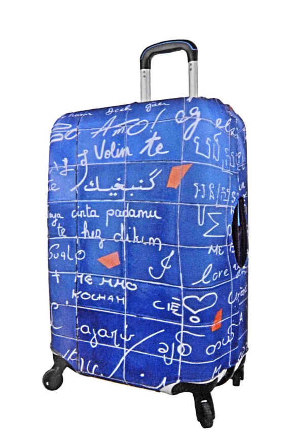 detail Ochranný potah na kufr 