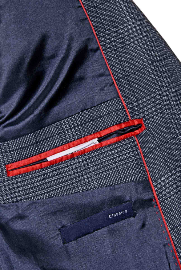 detail Pánské textilní sako, VĚTŠÍ VELIKOST