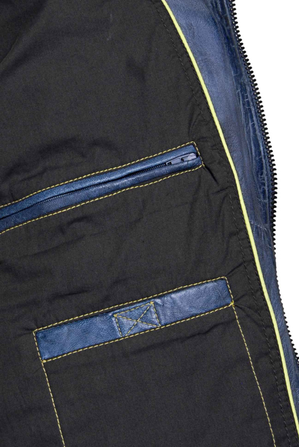detail Kožená pánská bunda KL AARIAN