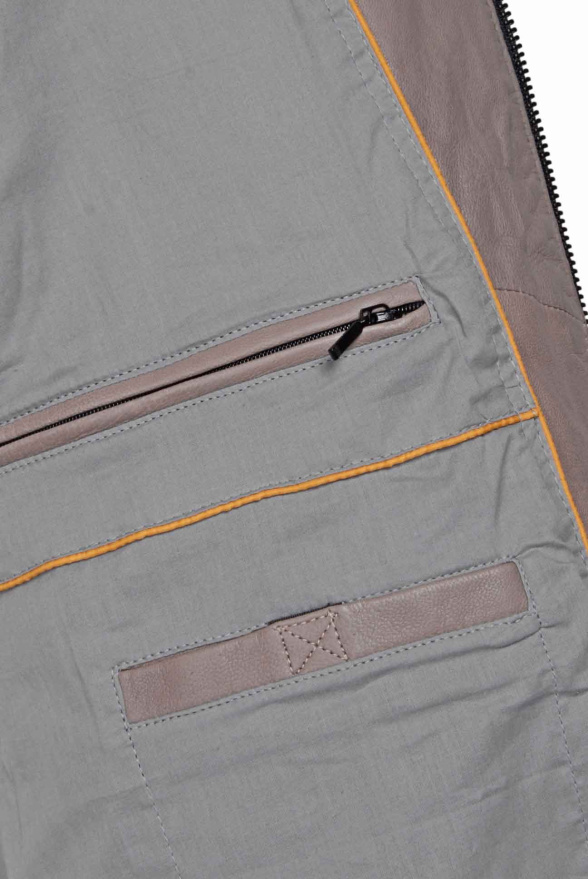 detail Pánská kožená bunda KL RAGON