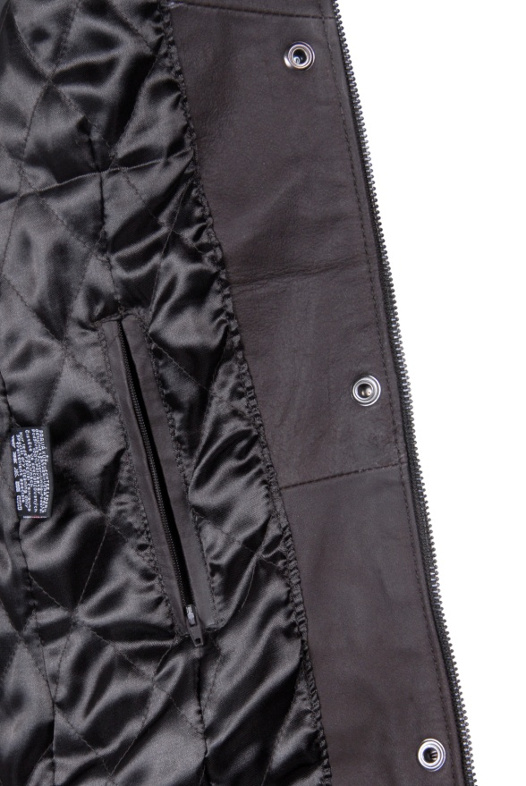 detail kožená dám. bundička,lím.kožich