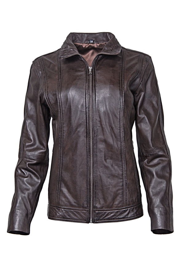 detail Kožená dámská bundička MDK NINA