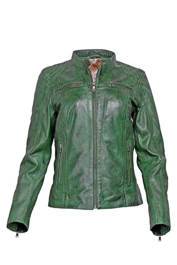 detail Kožená bundička, VĚTŠÍ VELIKOST