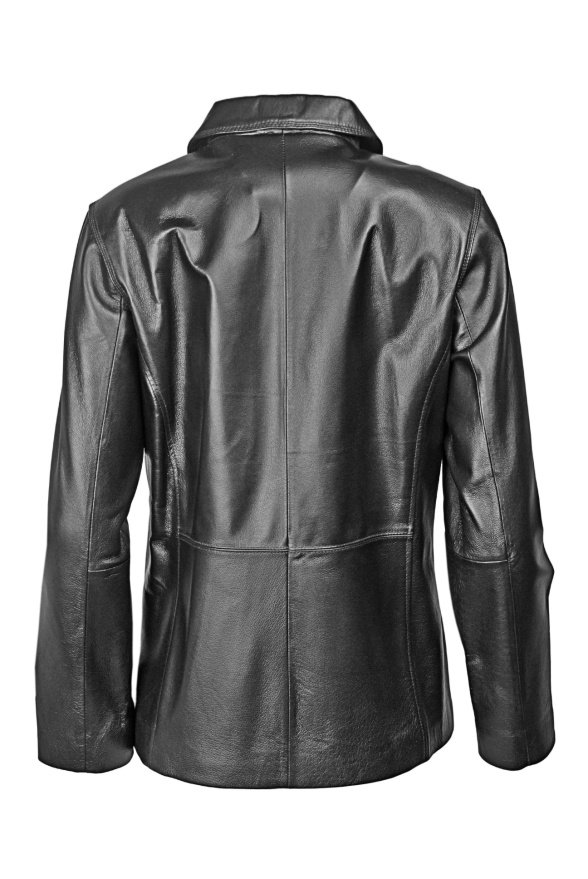 detail kožená dámská bunda