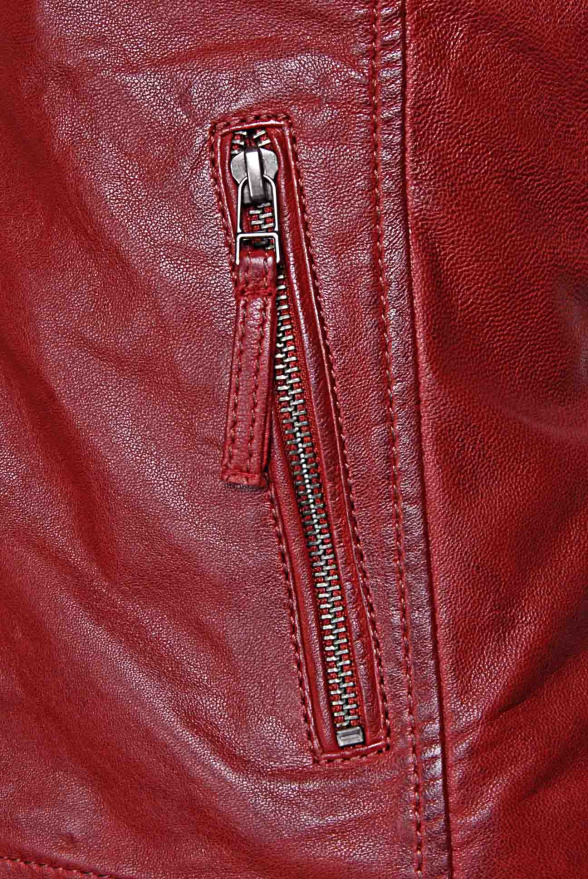detail Dámská kožená bunda