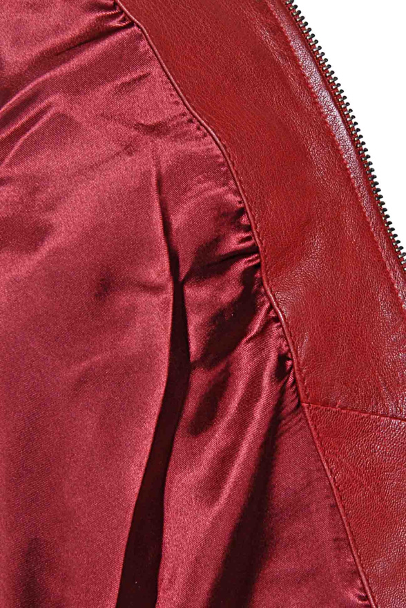 detail Dámská kožená bunda
