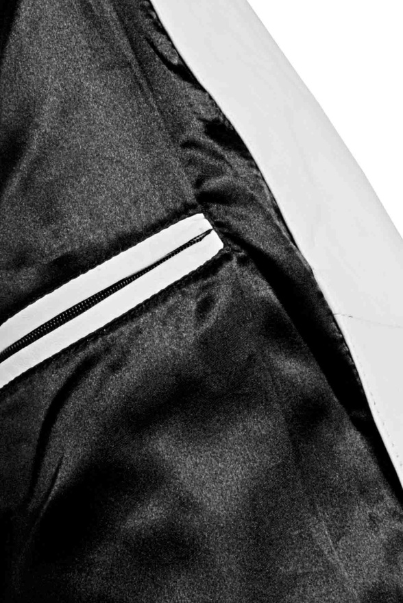 detail Kožený dámský křivák