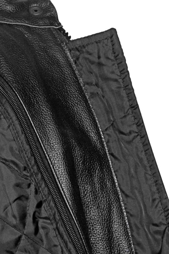 detail kožená bunda + protectory