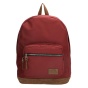 nahlad Textilní batoh s koženkovými díly