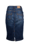 nahlad jeans sukně delší