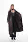 nahlad Dlouhý kožený kabát