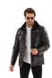 nahlad Pánská kožená zimní bunda