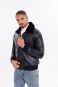 nahlad Kožený pánský bluson s pravou kožešinou