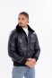 nahlad Kožený pánský bluson s pravou kožešinou