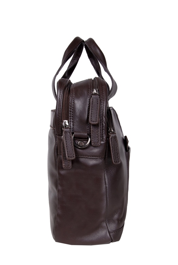 detail kožená aktovka