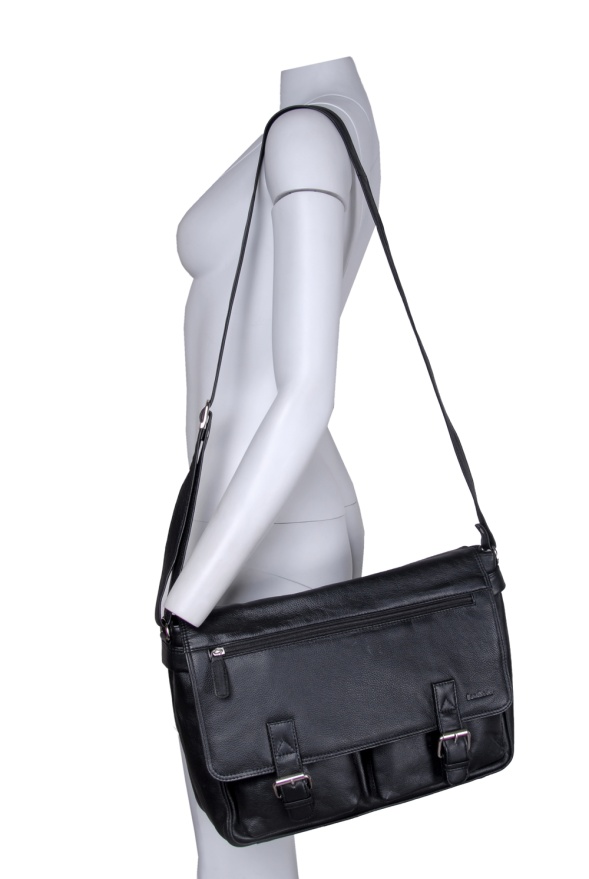 detail Kožená business taška