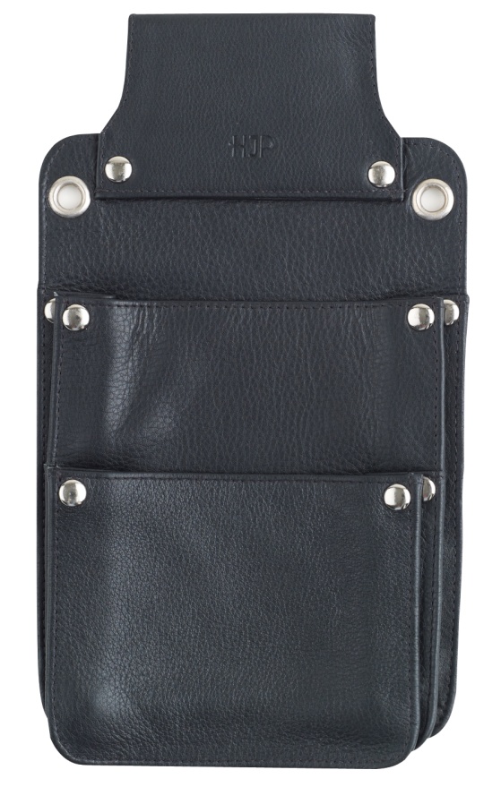 detail kožené pouzdro na kasírku