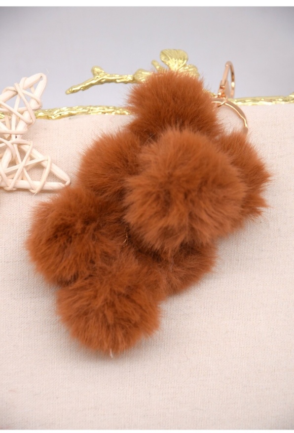 detail Přívěsek chlupaté kuličky