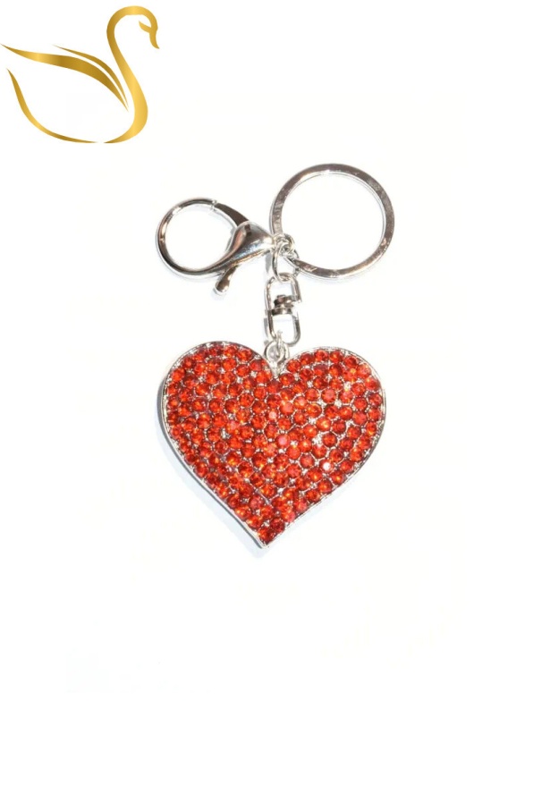 detail Přívěsek srdce, zirkony