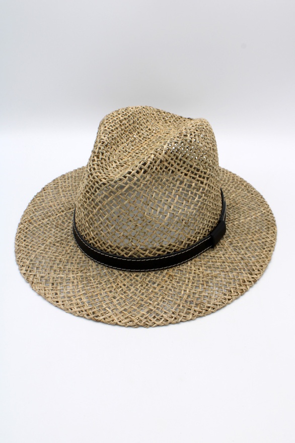 detail Letní slaměný klobouk